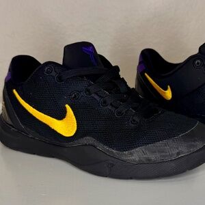 Nike Kobe 8 Protro PS "Lakers Away" – Black/University Gold – Size 13C